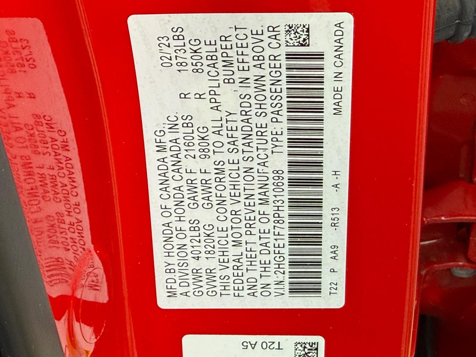 Honda Civic Sedan Vehicle Image 22