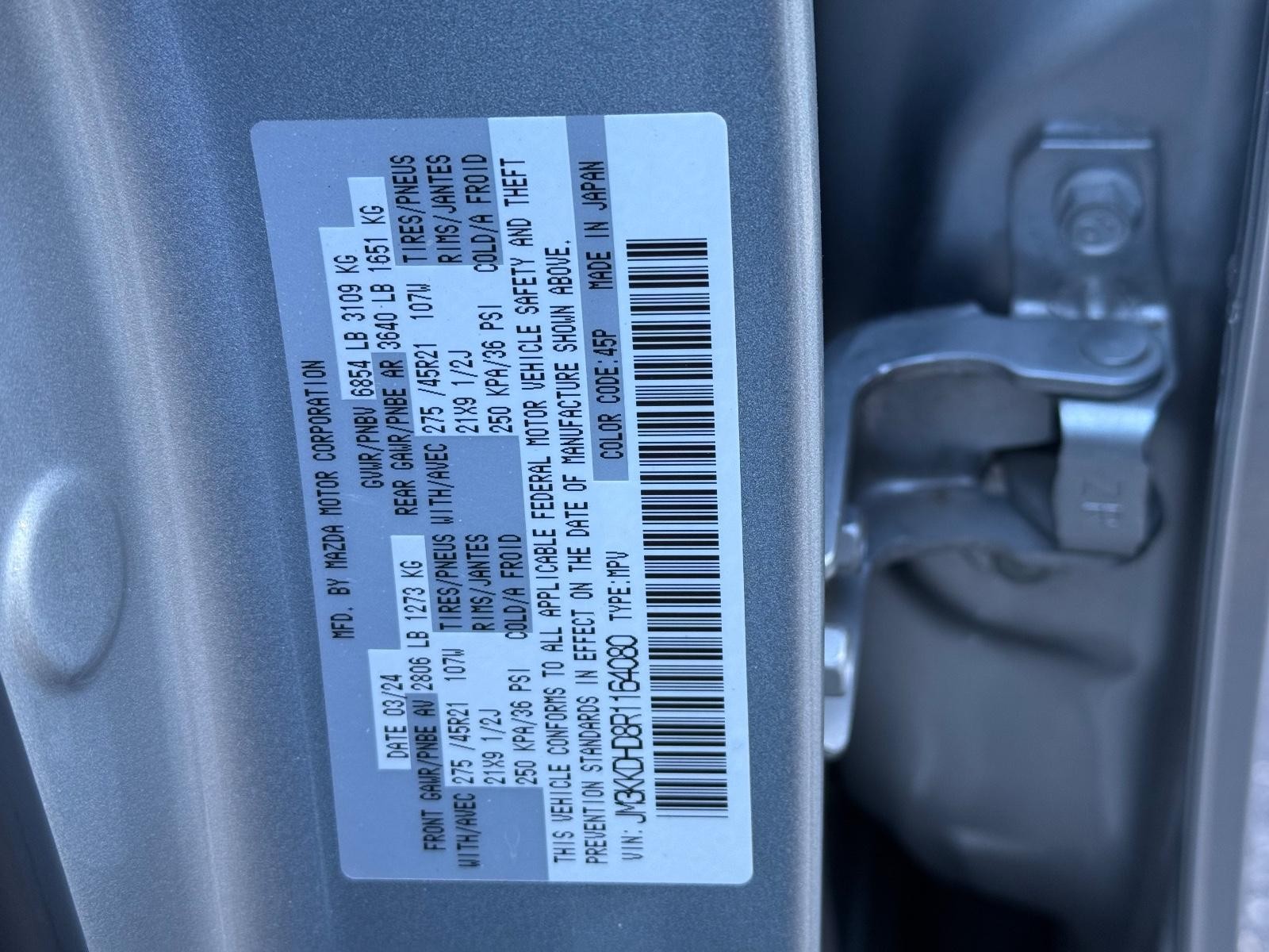 Mazda CX-90 Vehicle Image 23