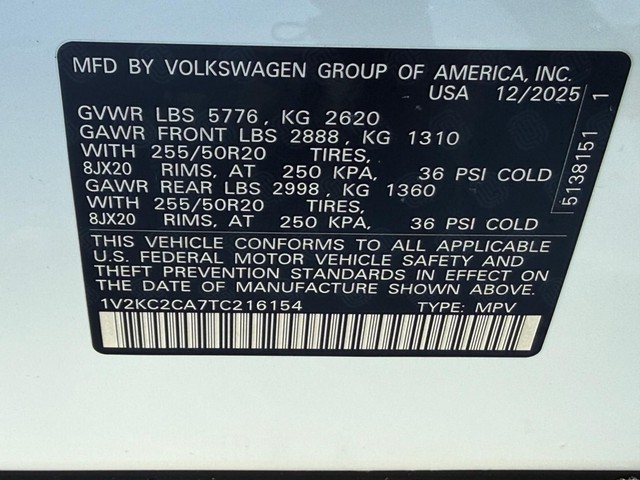 Volkswagen Atlas Cross Sport Vehicle Image 15