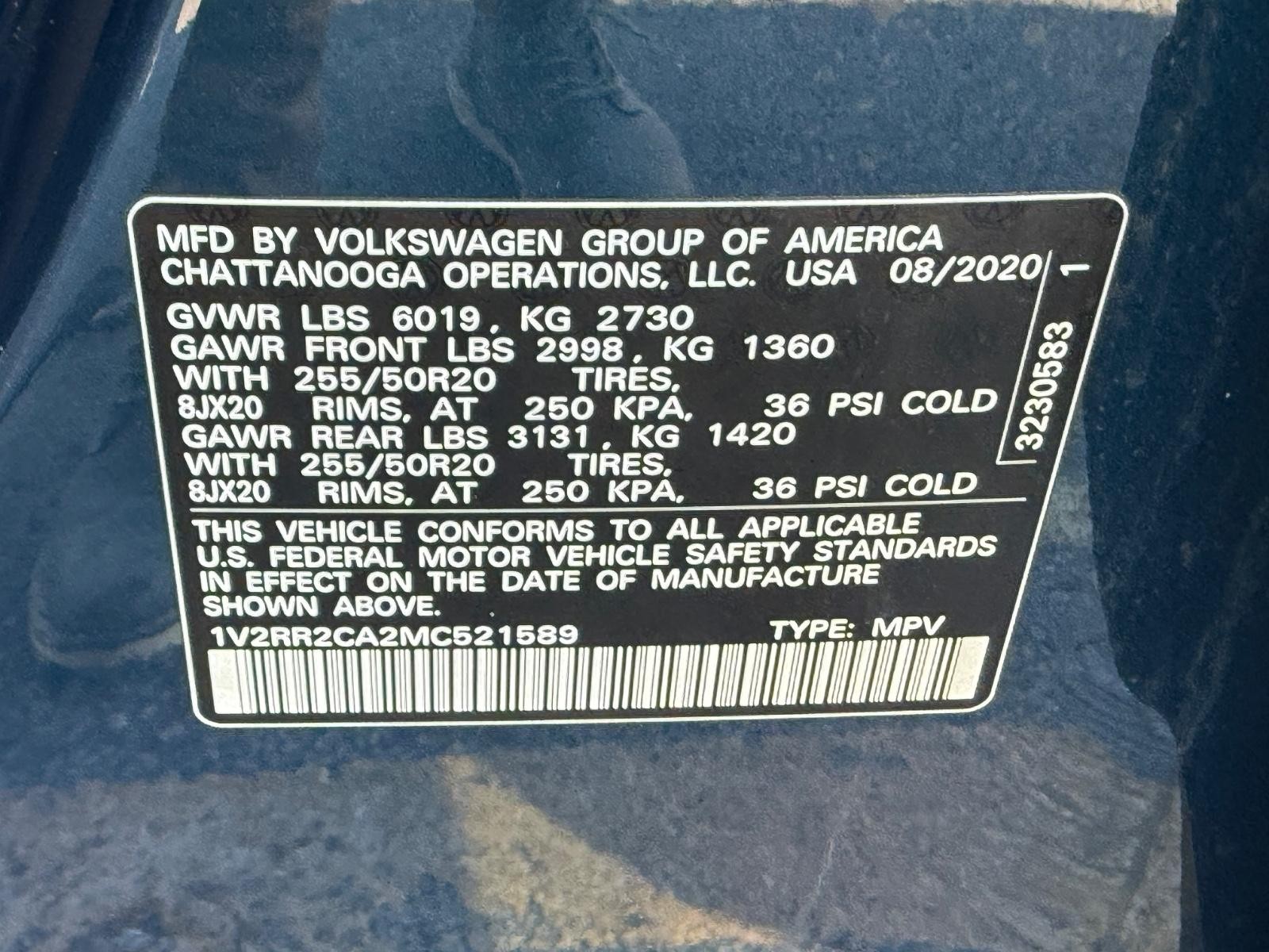 Volkswagen Atlas Vehicle Image 22