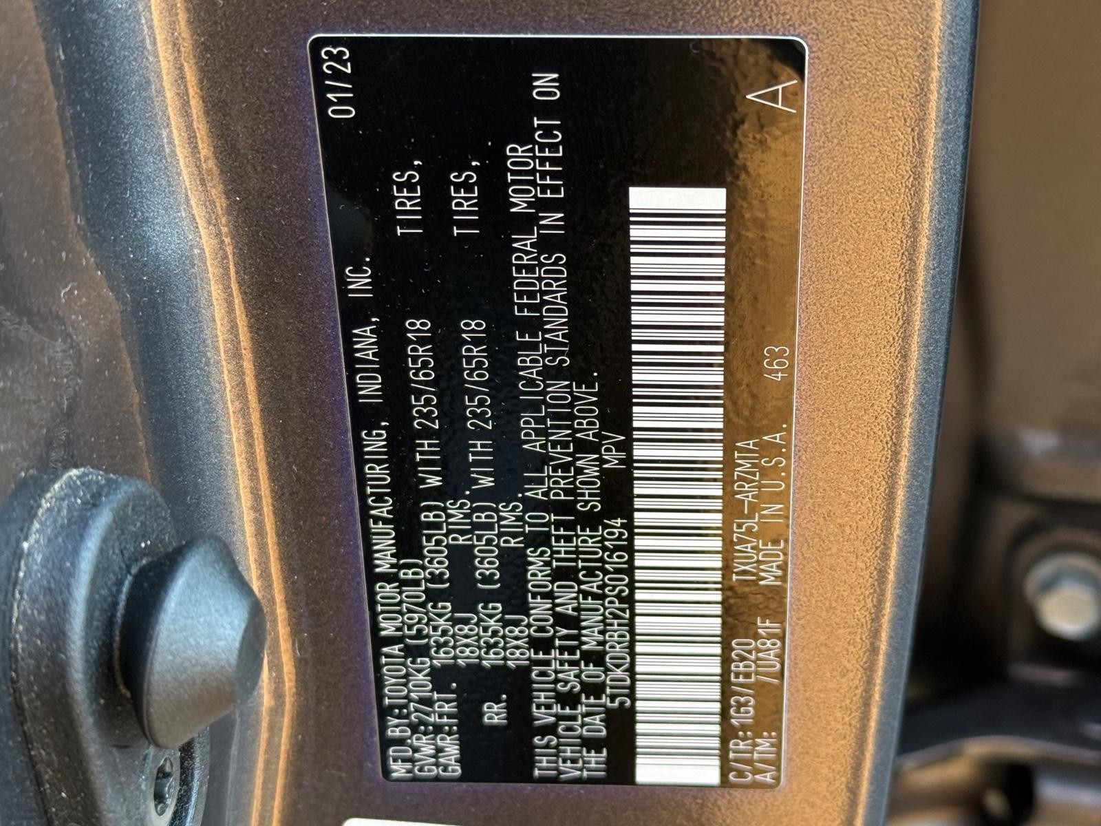 Toyota Highlander Vehicle Image 23