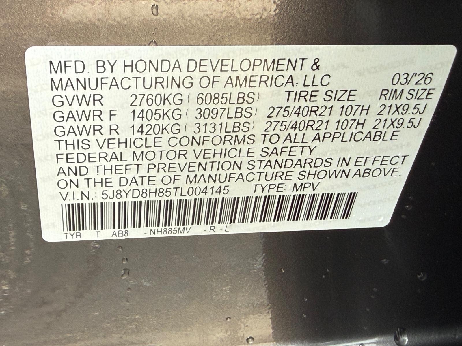 Acura MDX Vehicle Image 17