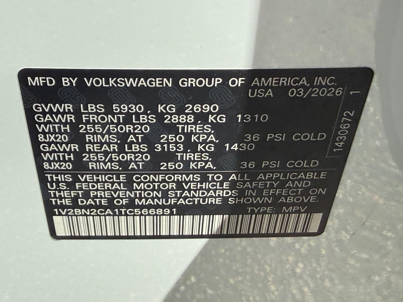 Volkswagen Atlas Vehicle Image 18
