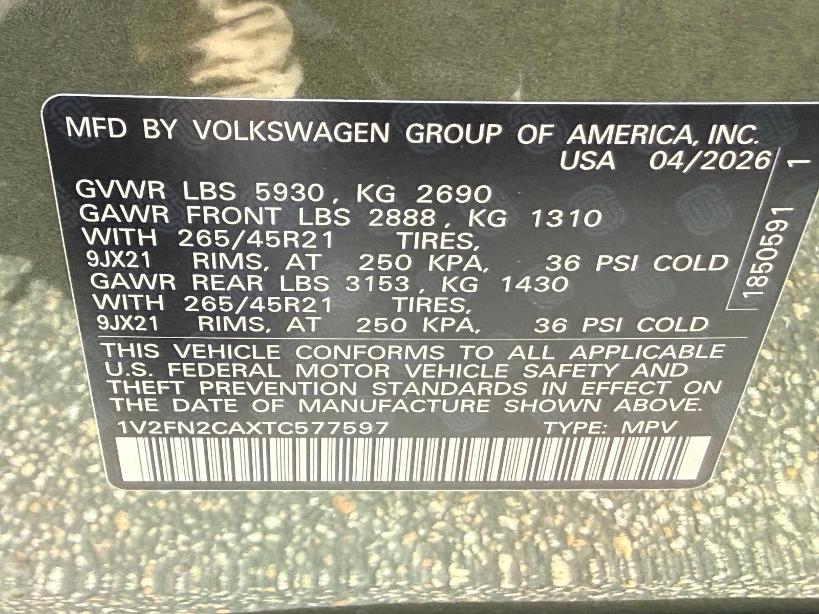 Volkswagen Atlas Vehicle Image 18