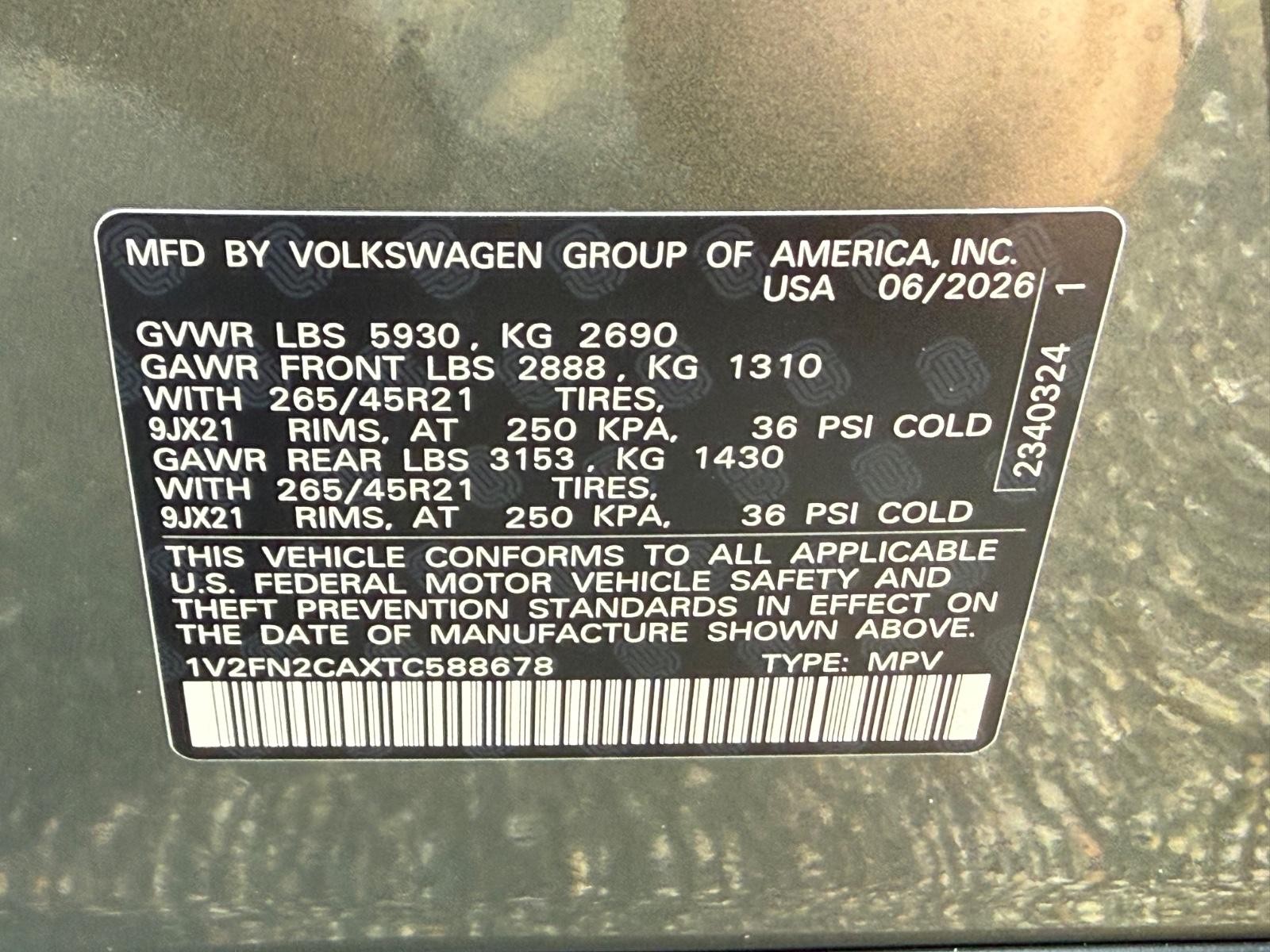 Volkswagen Atlas Vehicle Image 18