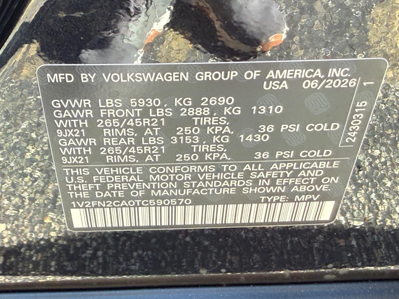 Volkswagen Atlas Vehicle Image 18