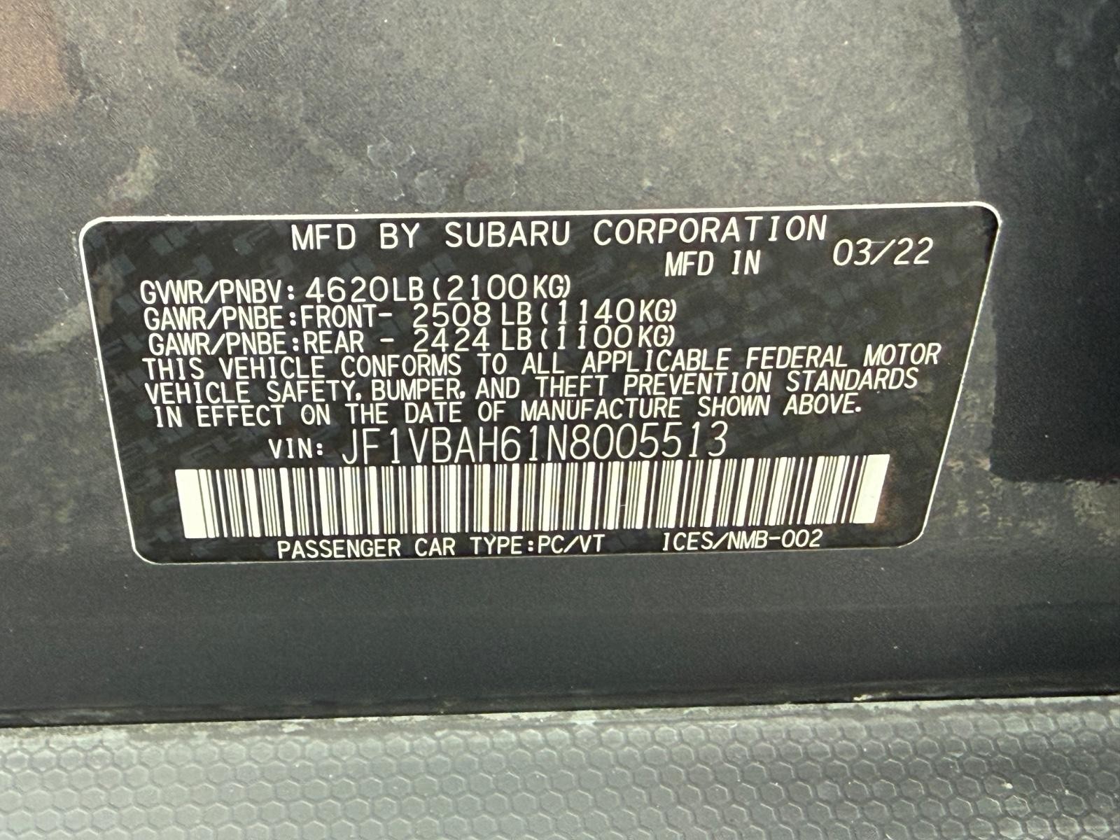 Subaru WRX Vehicle Image 23