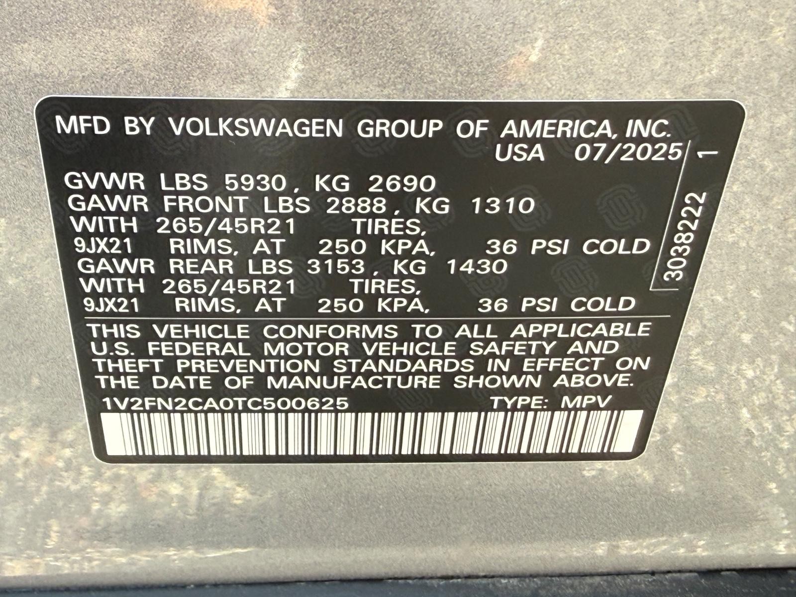 Volkswagen Atlas Vehicle Image 23