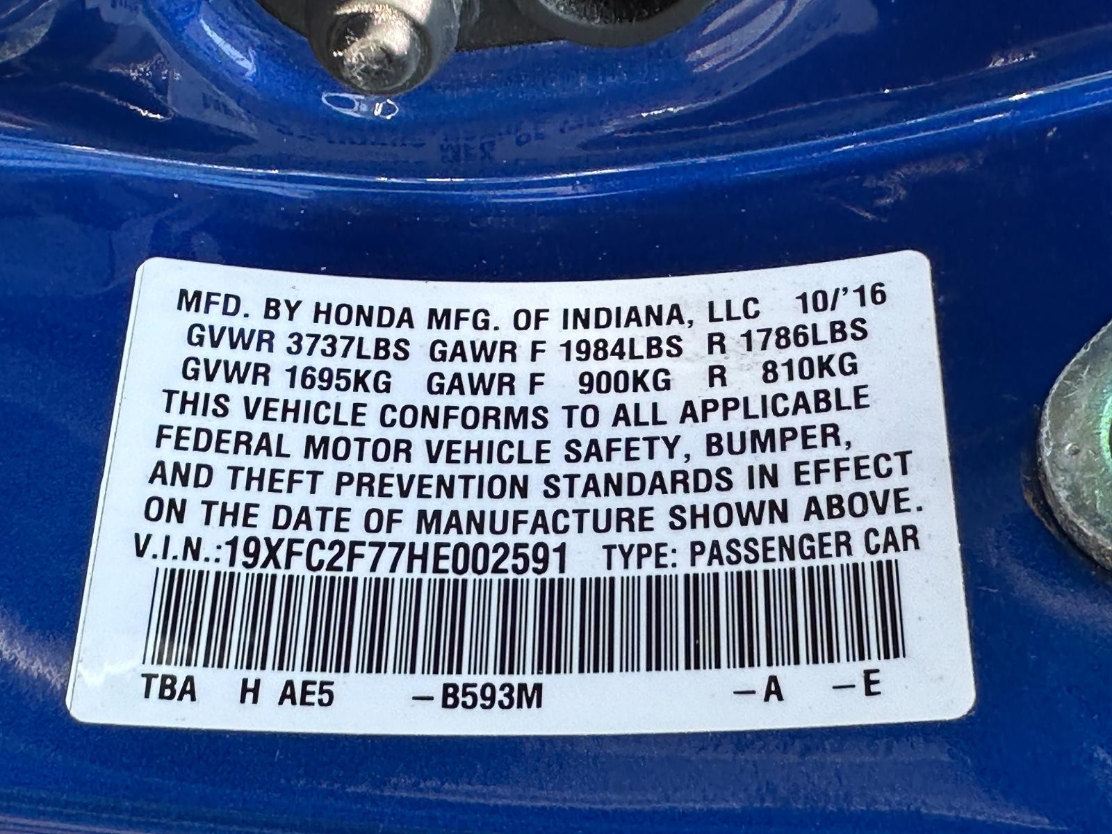 Honda Civic Sedan Vehicle Image 26