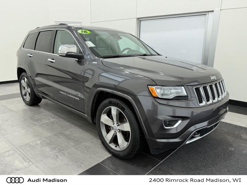 Used 2016 Jeep Grand Cherokee Overland with VIN 1C4RJFCG8GC402325 for sale in Madison, WI