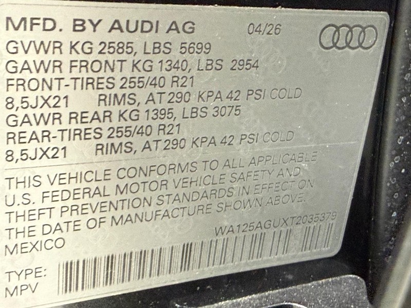 Audi SQ5 Vehicle Image 18