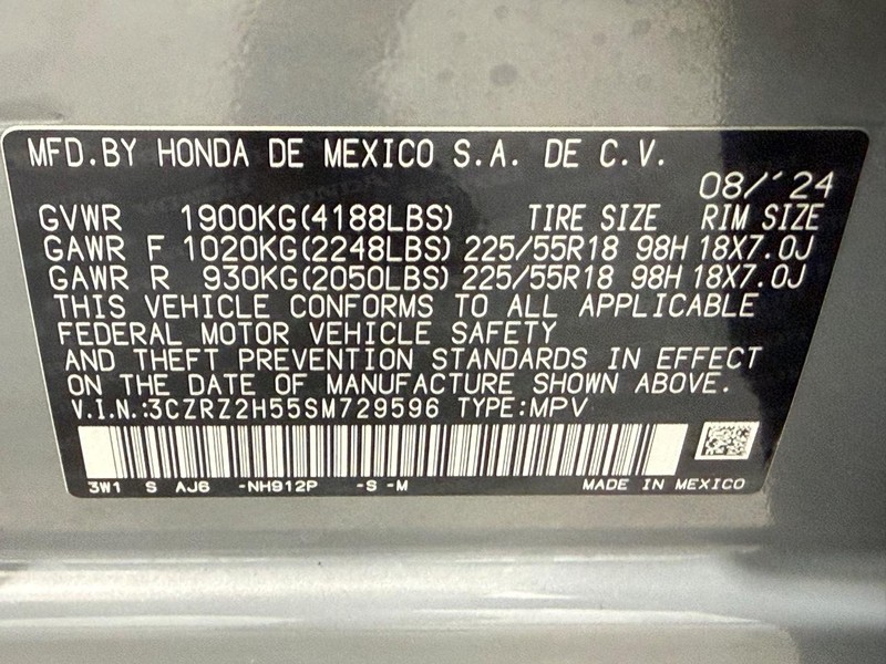 Honda HR-V Vehicle Full-screen Gallery Image 20