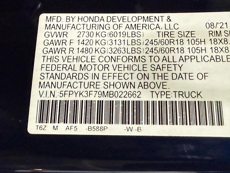 Honda Ridgeline Vehicle Full-screen Gallery Image 25