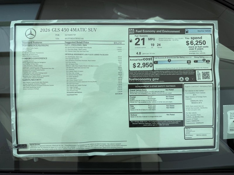 Mercedes-Benz GLS Vehicle Image 4