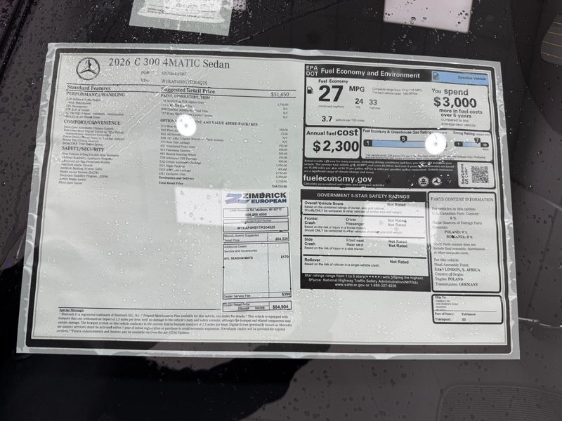 Mercedes-Benz C-Class Vehicle Image 4