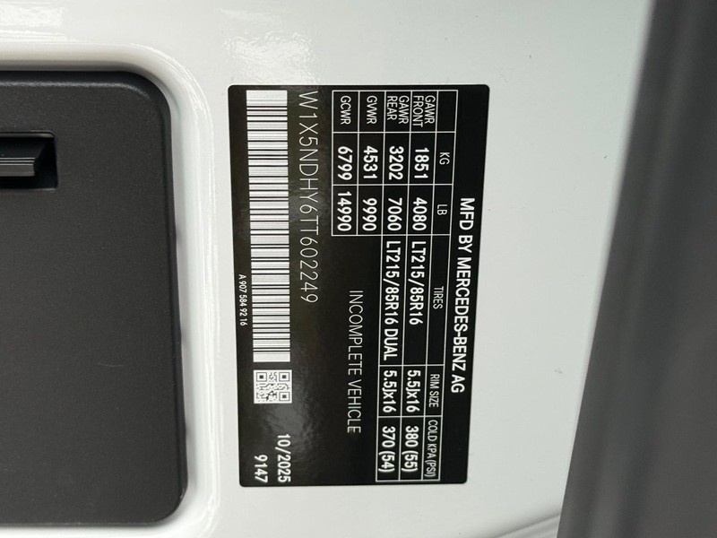 Mercedes-Benz Sprinter Cargo Van Vehicle Image 13