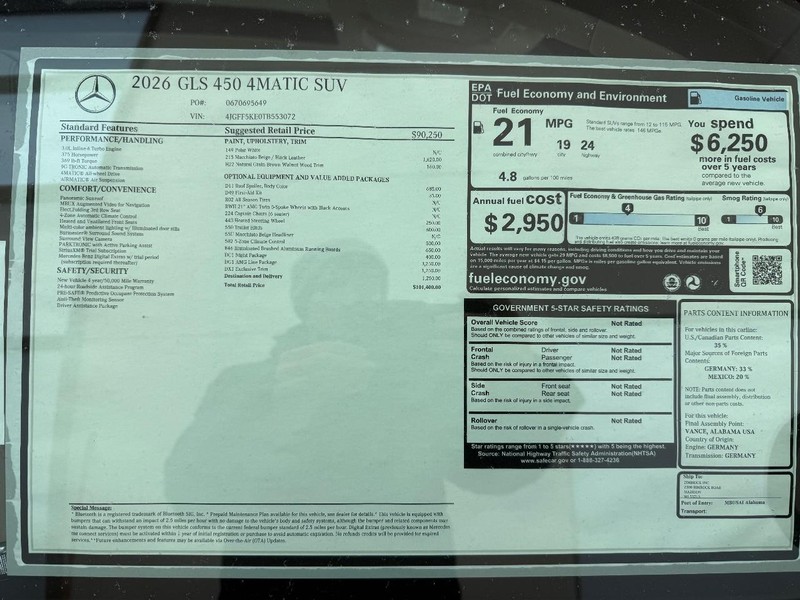 Mercedes-Benz GLS Vehicle Image 4