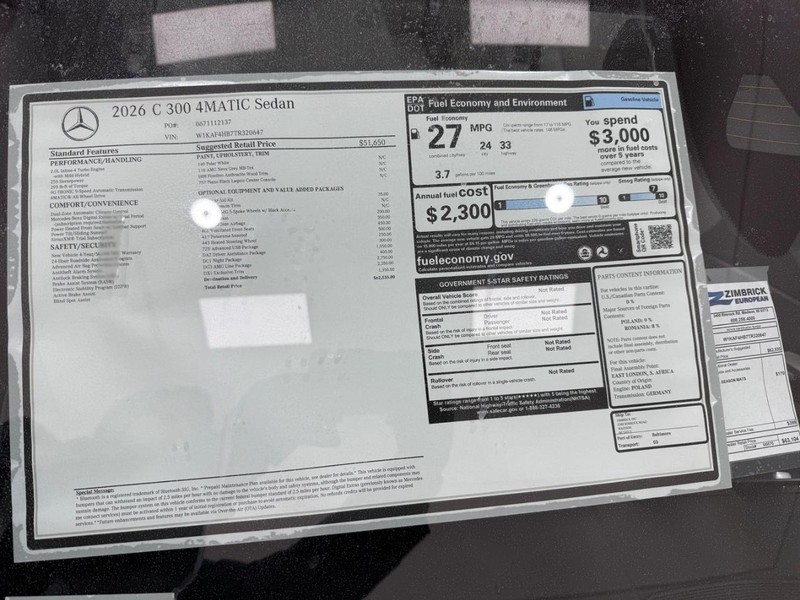 Mercedes-Benz C-Class Vehicle Image 4