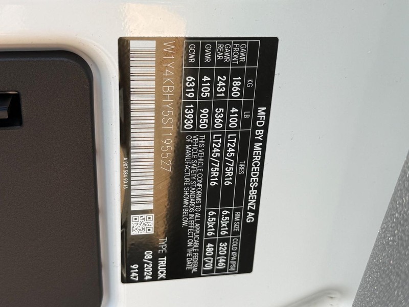 Mercedes-Benz Sprinter Cargo Van Vehicle Image 21