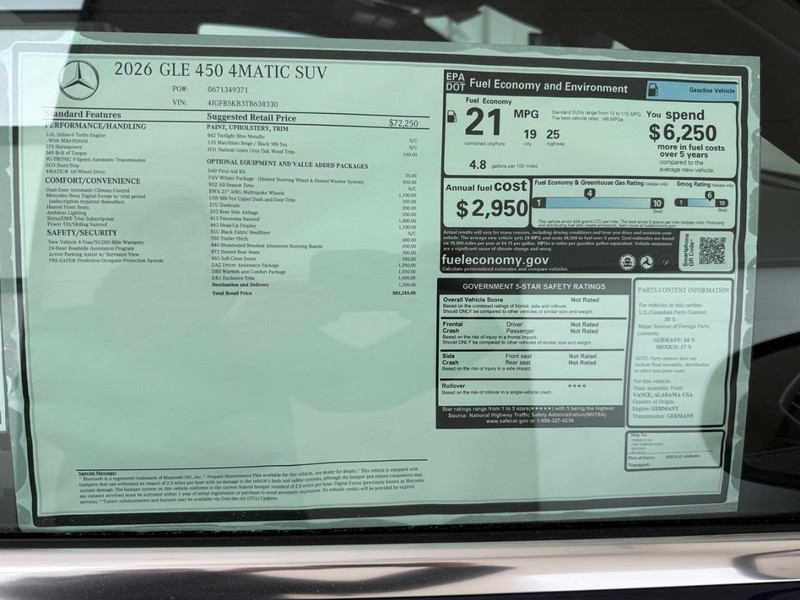 Mercedes-Benz GLE Vehicle Image 4