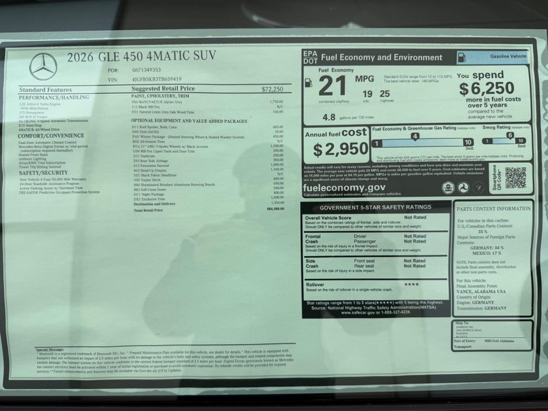 Mercedes-Benz GLE Vehicle Image 4