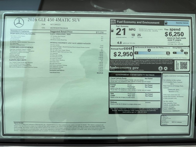 Mercedes-Benz GLE Vehicle Image 4