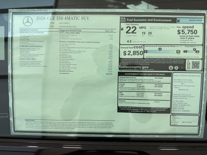Mercedes-Benz GLE Vehicle Image 4