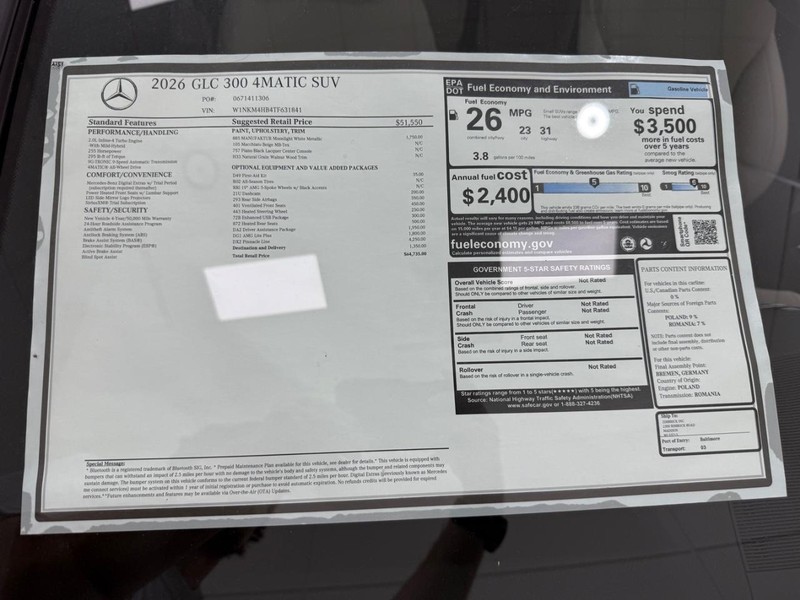 Mercedes-Benz GLC Vehicle Image 4